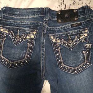Miss me cropped jeans
